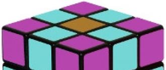 Как собрать первый слой кубика рубика